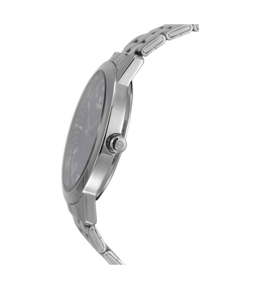 Titan Orignal Silver Blue Watch | BLUMAINDIA