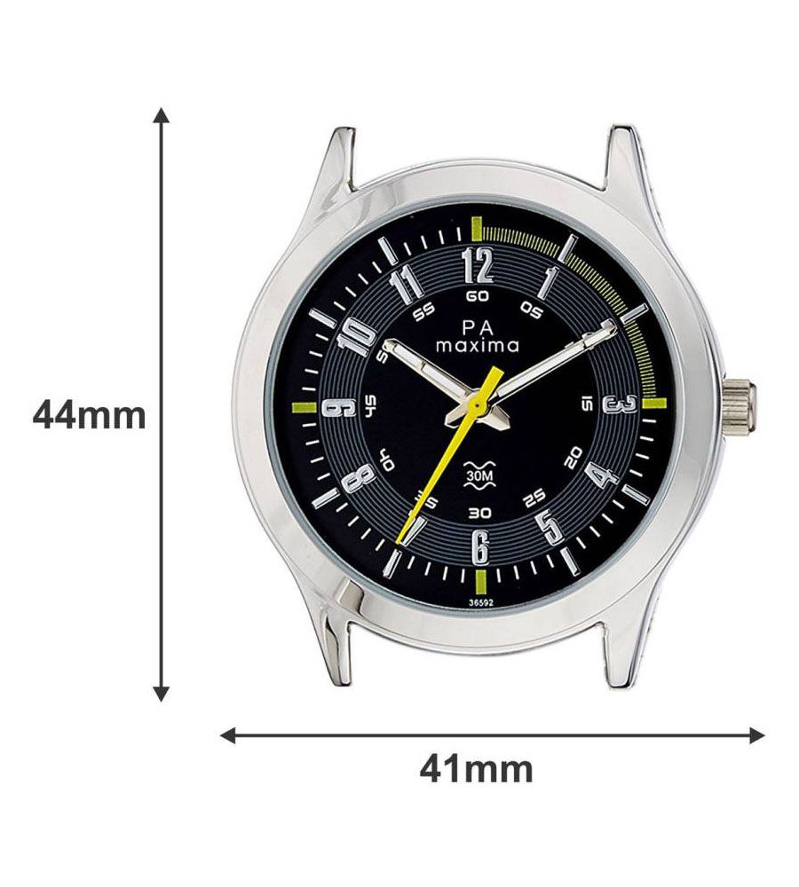 Maxima Orignal Silver Blue Watch | BLUMAINDIA