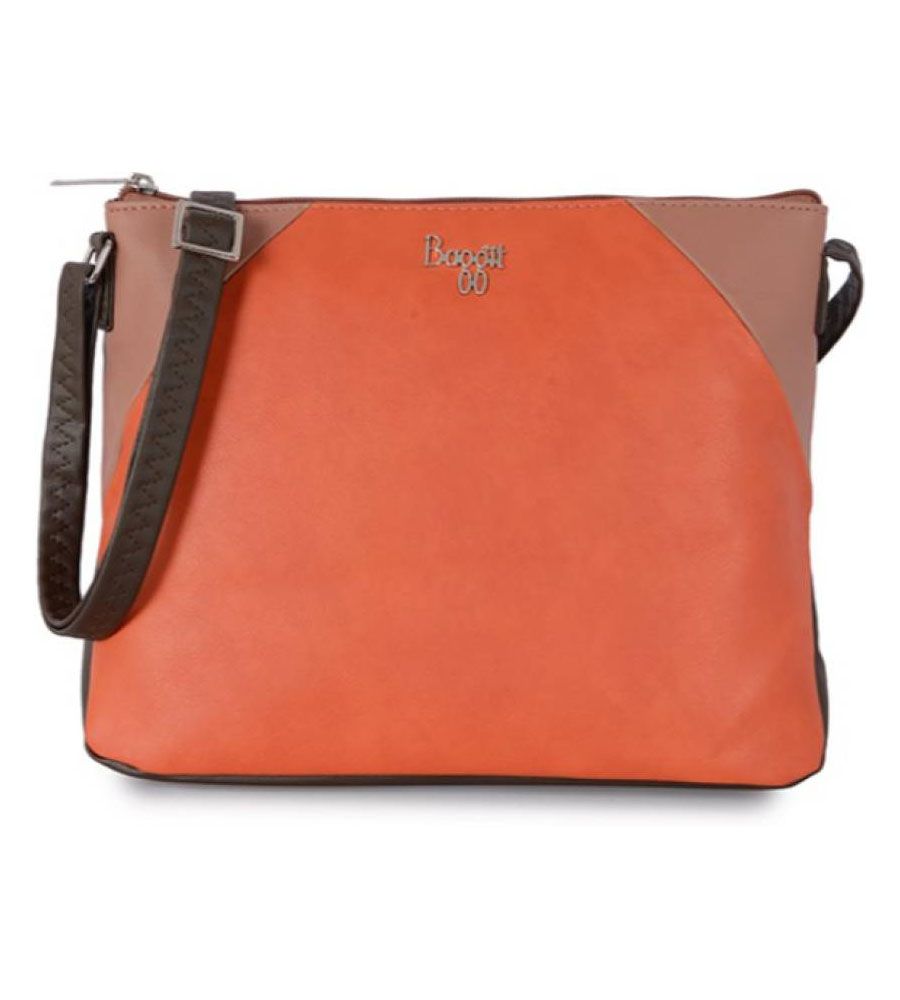 Tribecca Orange Purse | BLUMAINDIA