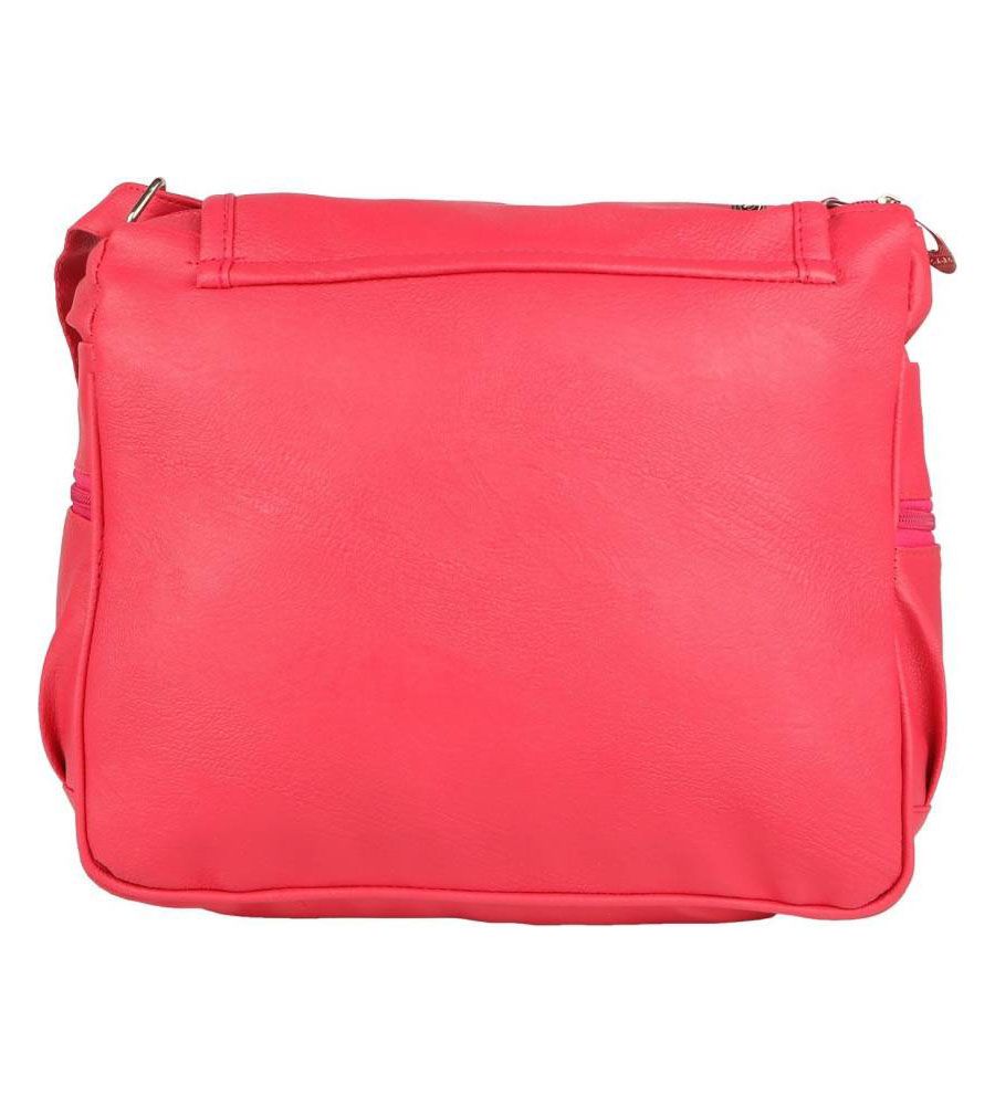 Solid Rekha Sling Bag Pink Color | BLUMAINDIA