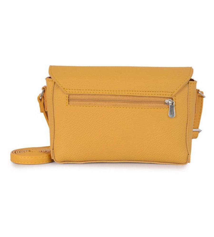 New Mango Yellow Sling Bag | BLUMAINDIA