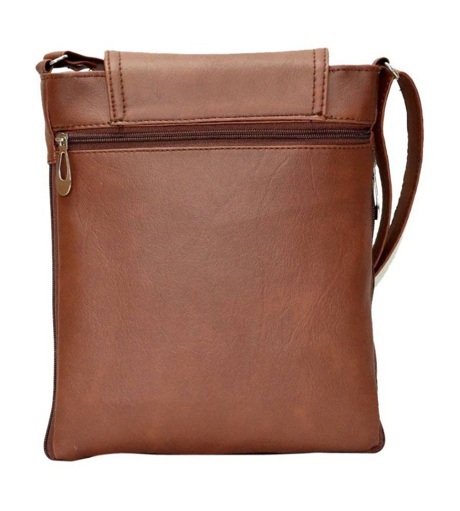S Creations Sling Bag Orignal Dark Brown | BLUMAINDIA