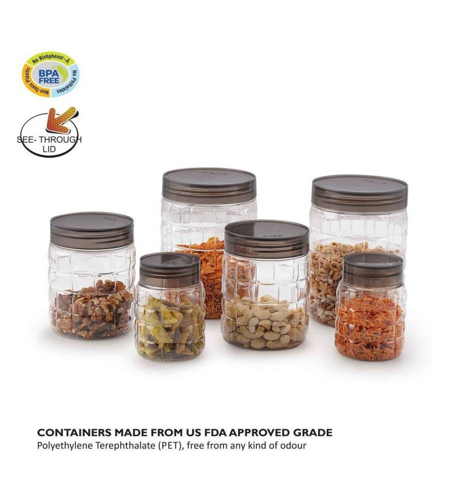 Cello Orignal Plastic Jar Set | BLUMAINDIA