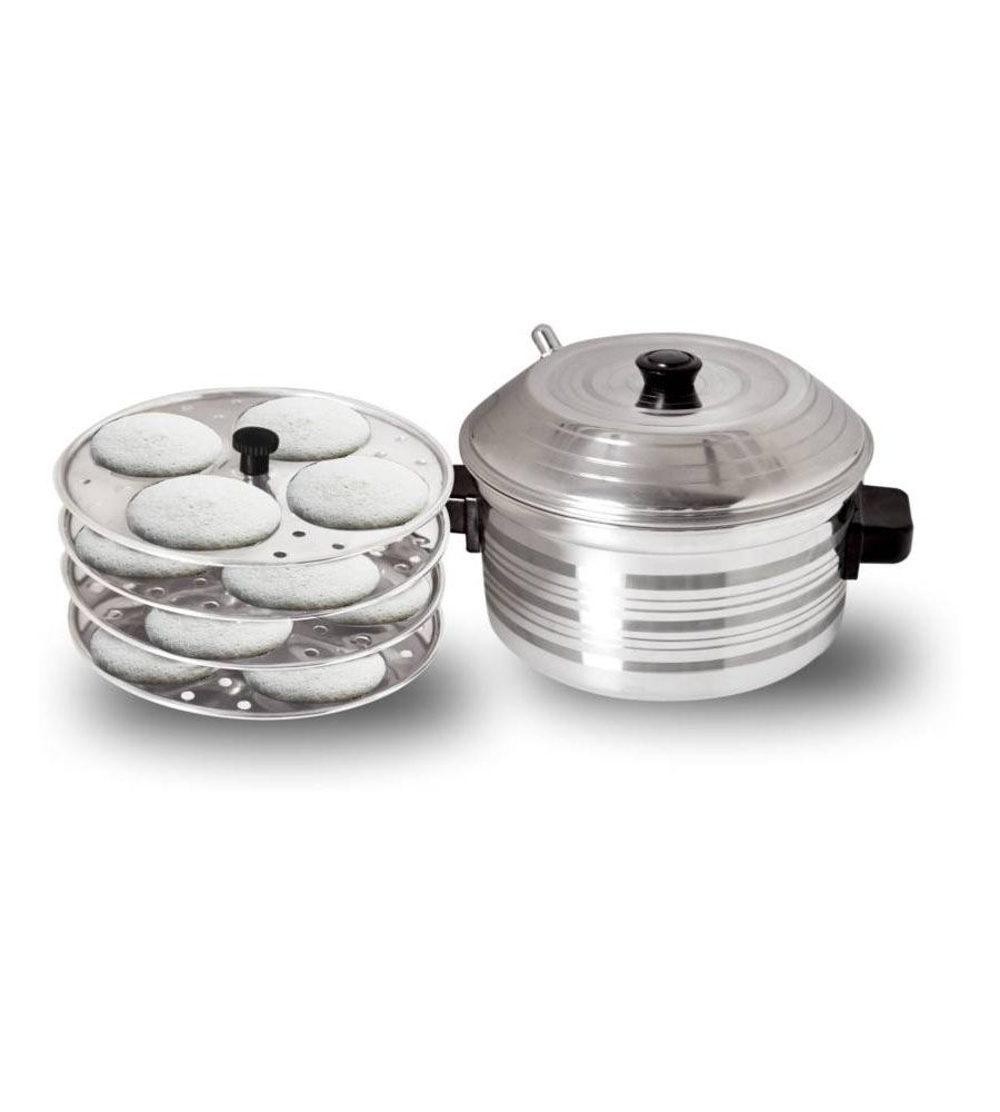 4 Plat Stainless Still Idli Maker | BLUMAINDIA