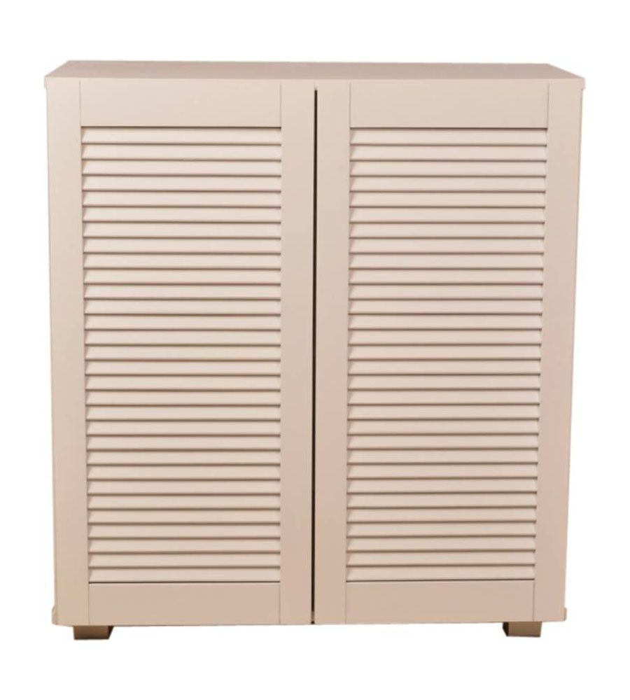 HomeTown Frodo Engineered Wood Shoe Rack  (White, 4 Shelves) | BLUMAINDIA