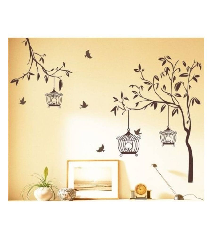 Wall Art Sticker Bird & Tree | BLUMAINDIA