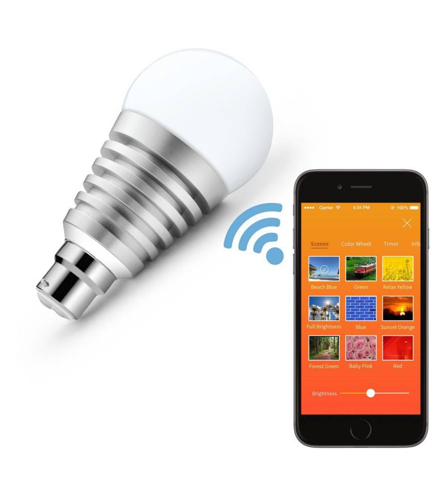 MANSAA SmartShine Bluetooth Wireless 9 Watt Smart Bulb | BLUMAINDIA