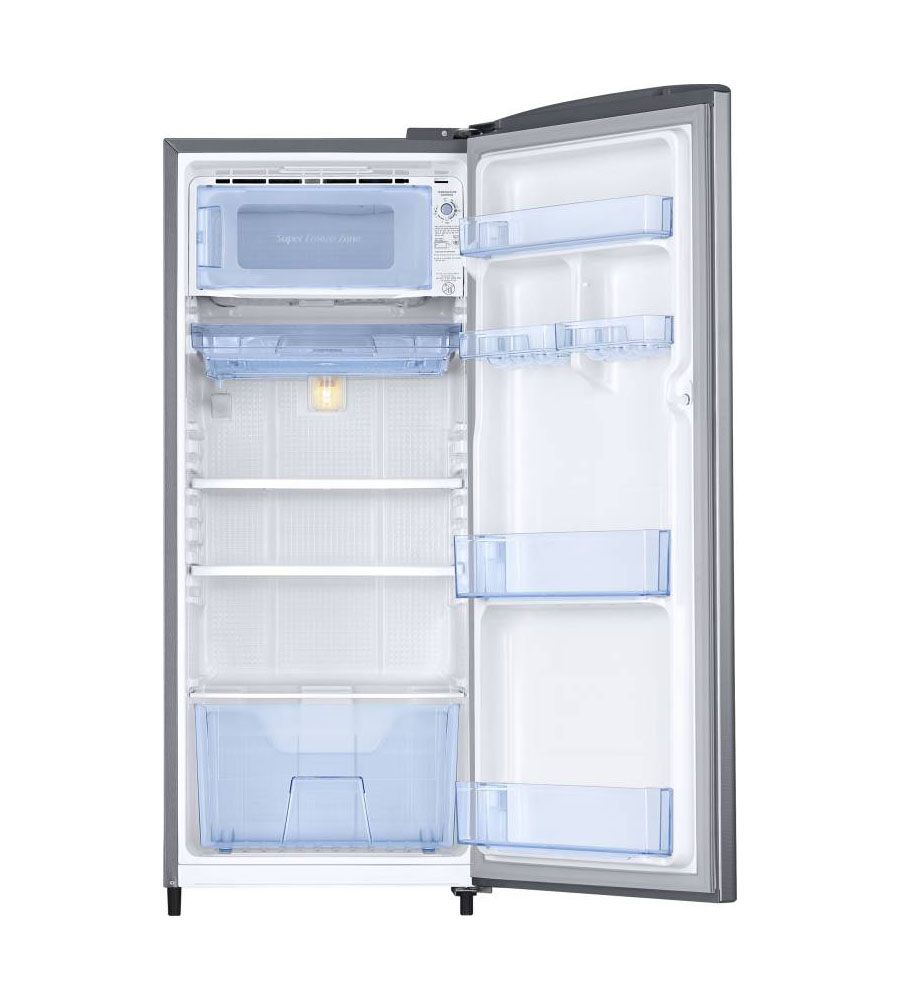 LG 260 L Frost Free Double Door 4 Star Refrigerator  (Shiny Steel, GL-I292RPZL) | BLUMAINDIA