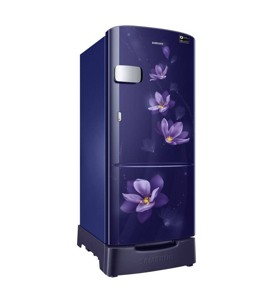 Samsung 212 L Direct Cool Single Door 3 Star Refrigerator  (Elegant Inox, RR22M272ZS8/NL) | BLUMAINDIA