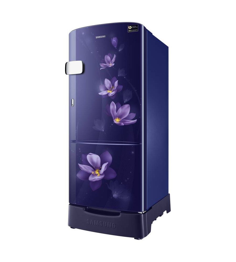 Samsung 212 L Direct Cool Single Door 3 Star Refrigerator  (Elegant Inox, RR22M272ZS8/NL) | BLUMAINDIA