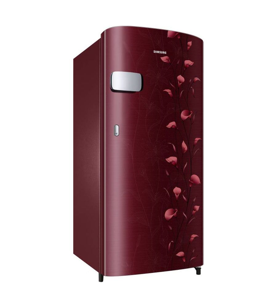 Samsung 192 L Direct Cool Single Door 2 Star Refrigerator  (Tender Lily Red, RR19N1Y12RZ/HL) | BLUMAINDIA