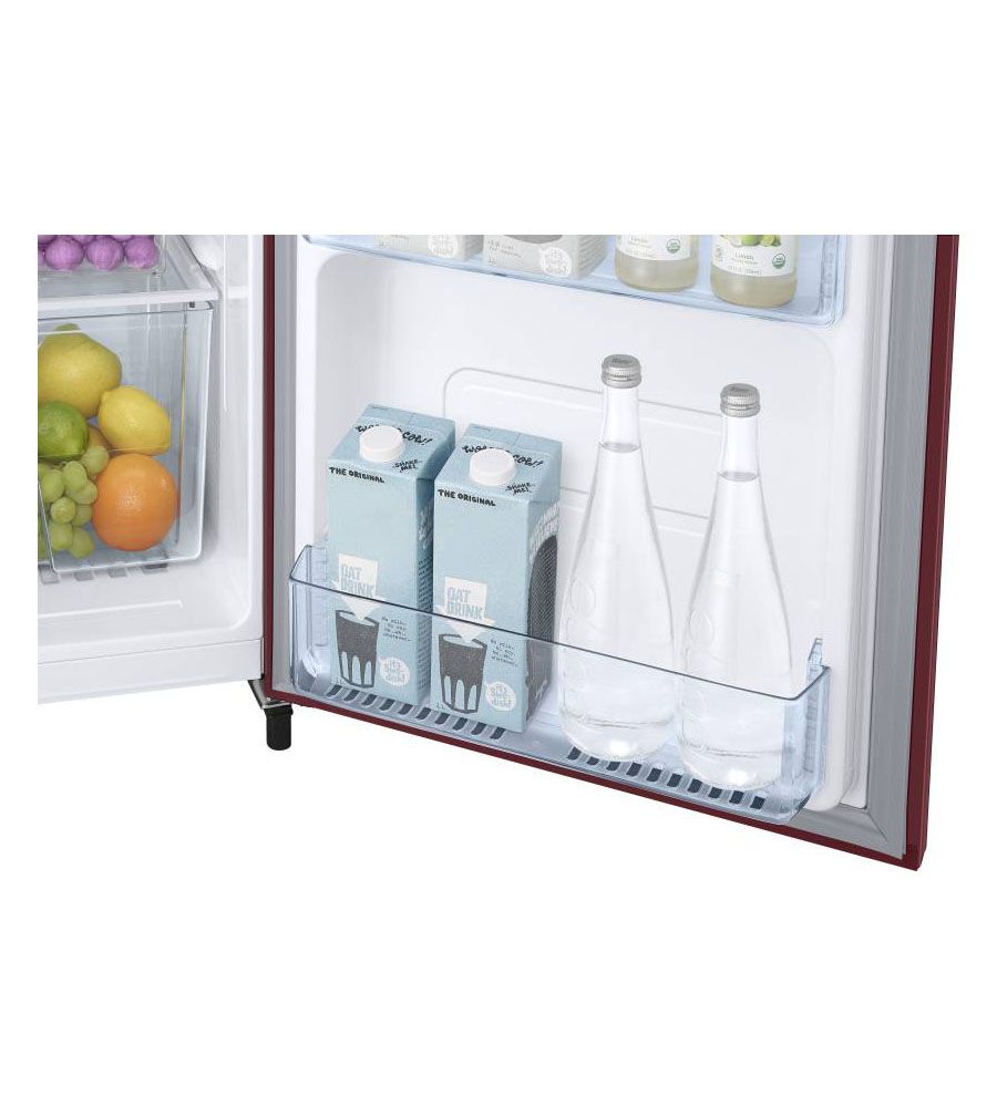 Samsung 192 L Direct Cool Single Door 2 Star Refrigerator  (Tender Lily Red, RR19N1Y12RZ/HL) | BLUMAINDIA