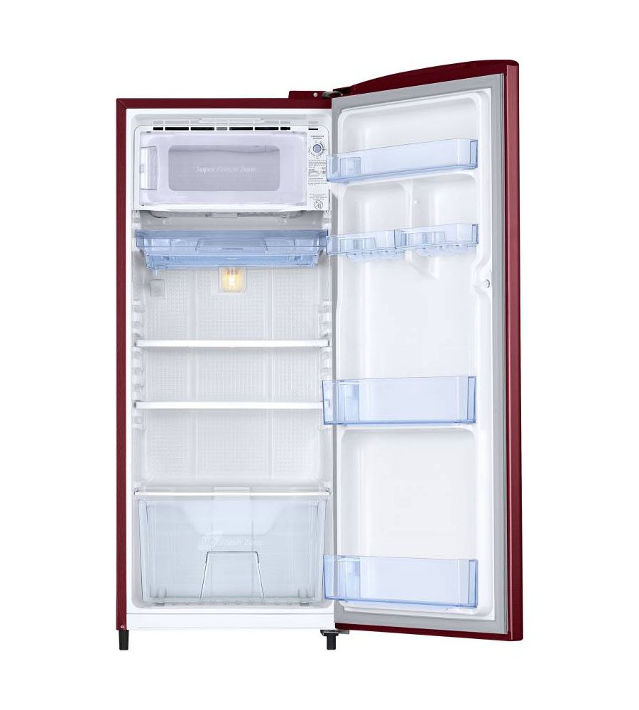 Samsung 192 L Direct Cool Single Door 2 Star Refrigerator  (Tender Lily Red, RR19N1Y12RZ/HL) | BLUMAINDIA