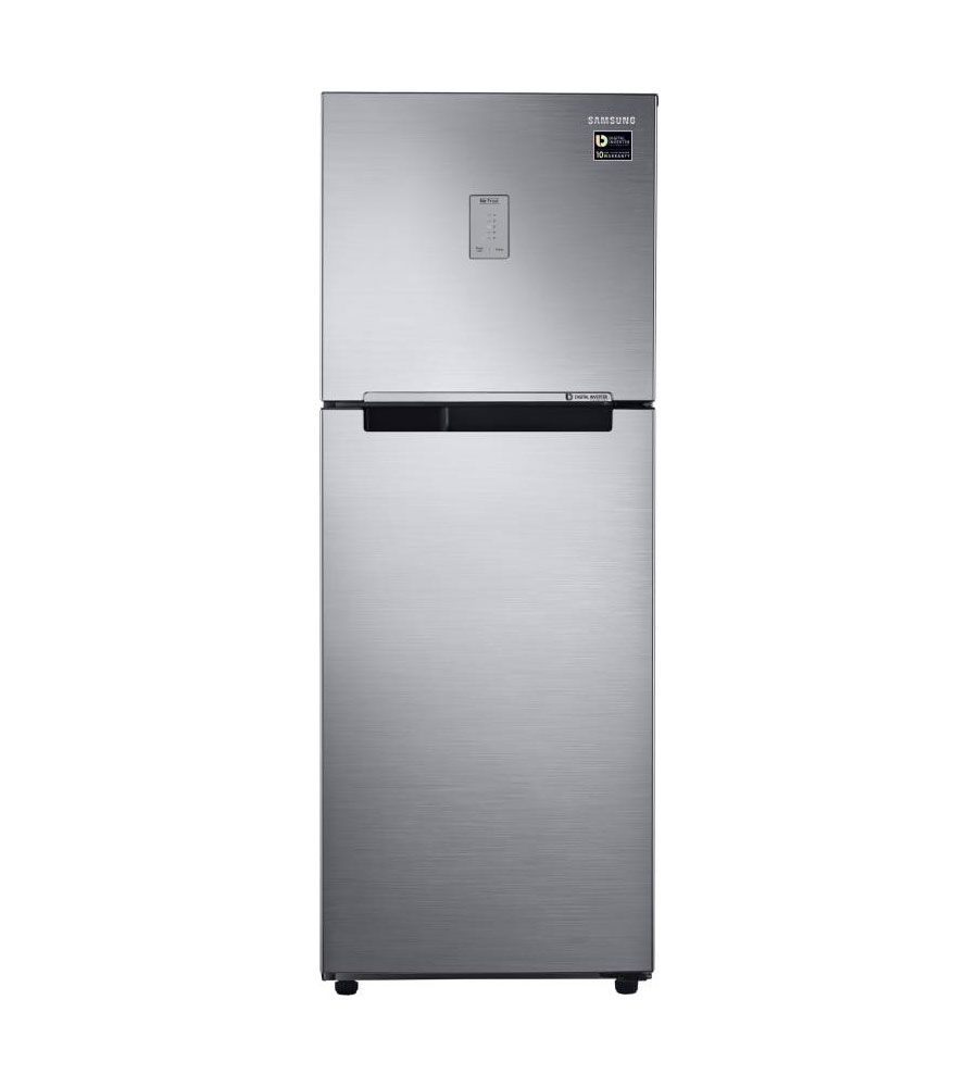 Samsung 253 L Frost Free Double Door 4 Star Refrigerator  (Elegant Inox, RT28M3424S8/HL) | BLUMAINDIA