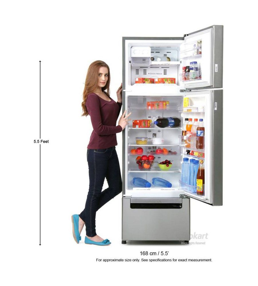 Whirlpool 330 L Frost Free Triple Door Refrigerator  (Alpha Steel (N), FP 343D PROTTON ROY) | BLUMAINDIA