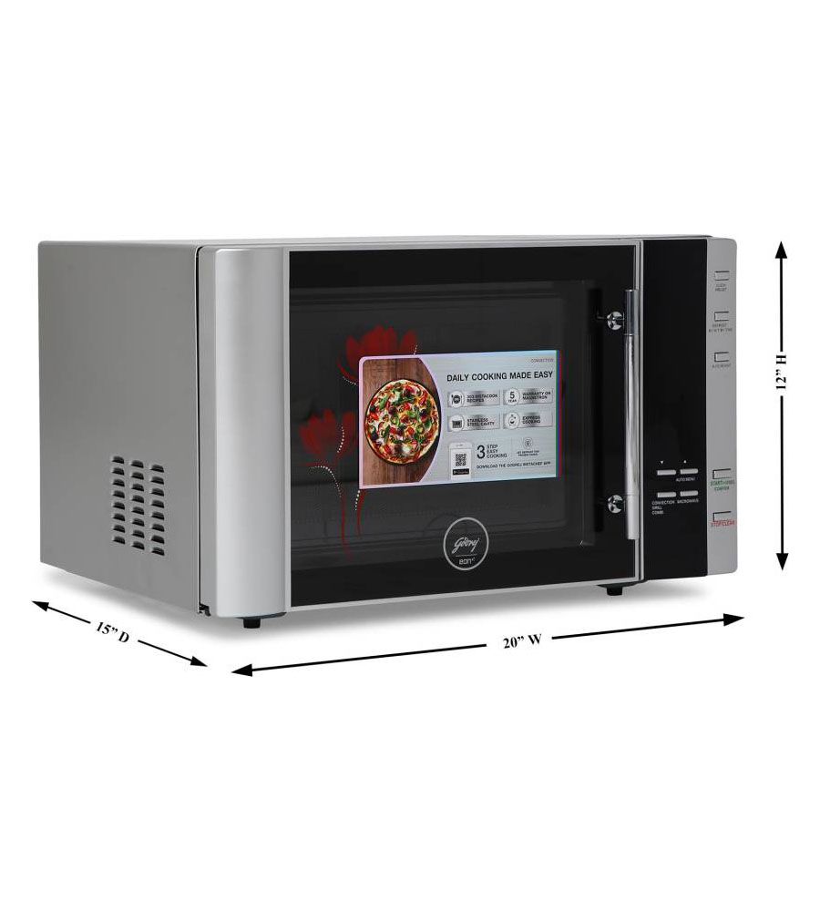 Godrej 30 L Convection Microwave Oven  (GME 530 CF1 PM, Black) | BLUMAINDIA