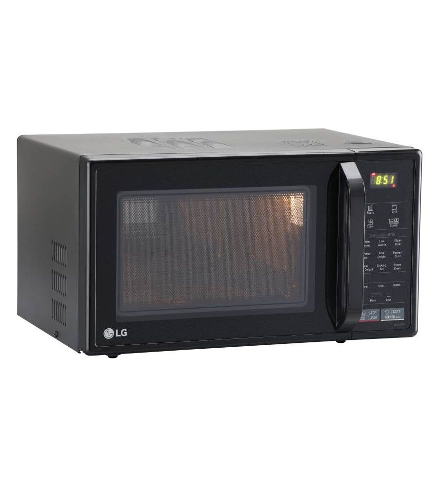 LG 21 L Convection Microwave Oven  (MC2146BG, BLACK) | BLUMAINDIA