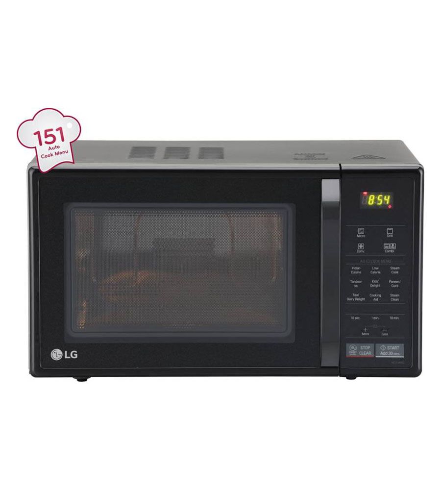 LG 21 L Convection Microwave Oven  (MC2146BG, BLACK) | BLUMAINDIA