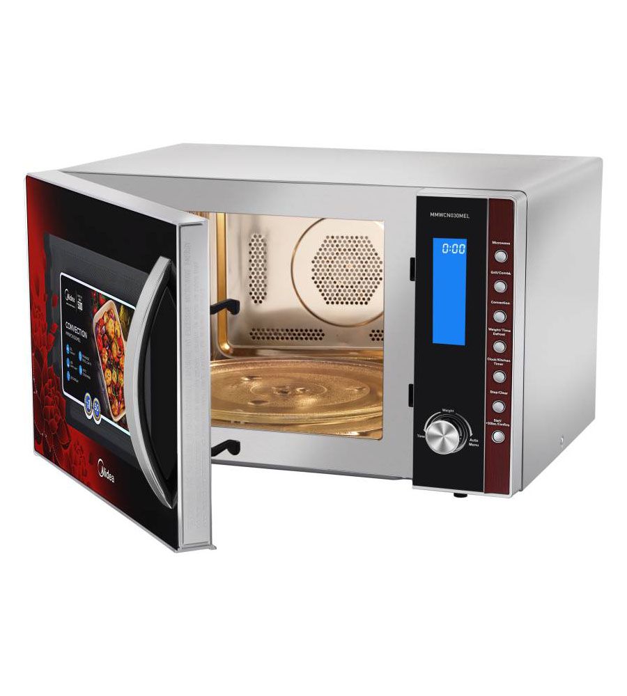 Midea 30 L Convection Microwave Oven  (MMWCN030MEL, Red) | BLUMAINDIA